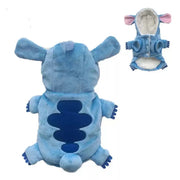 Disney Stitch Furry Pet Clothing - Warm Cotton for Autumn/Winter