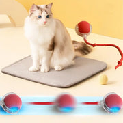 Interactive Cat Toys Ball Auto Electric Rolling Ball Toys for Cats/Kitty Pets Smart Automatic Teaser USB Rechargeable